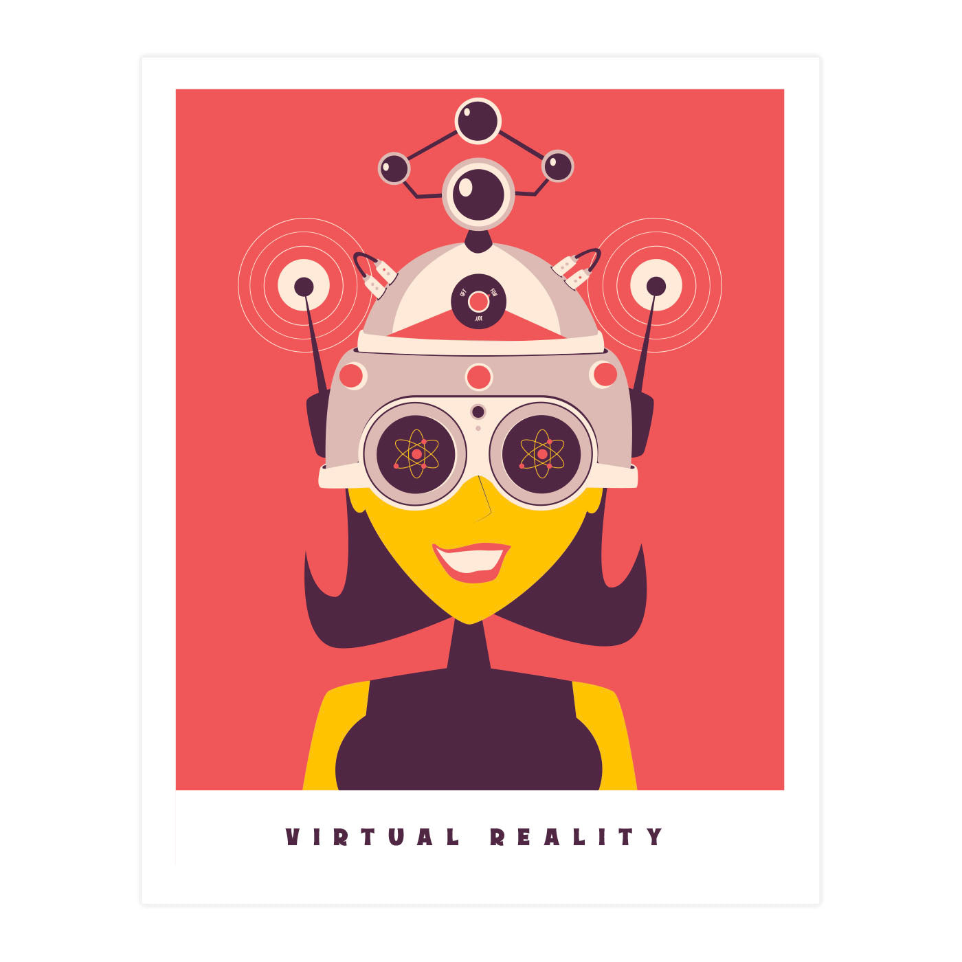 Gaming virtual reality poster - TenStickers