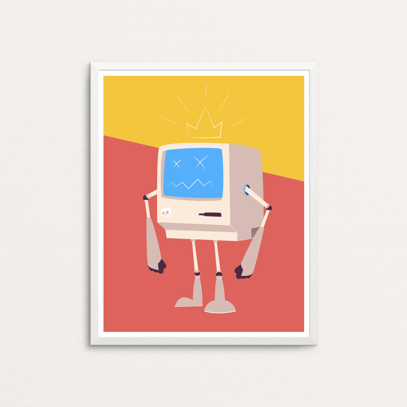 Computer Robot Poster