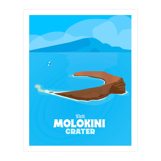 Molokini Crater Poster