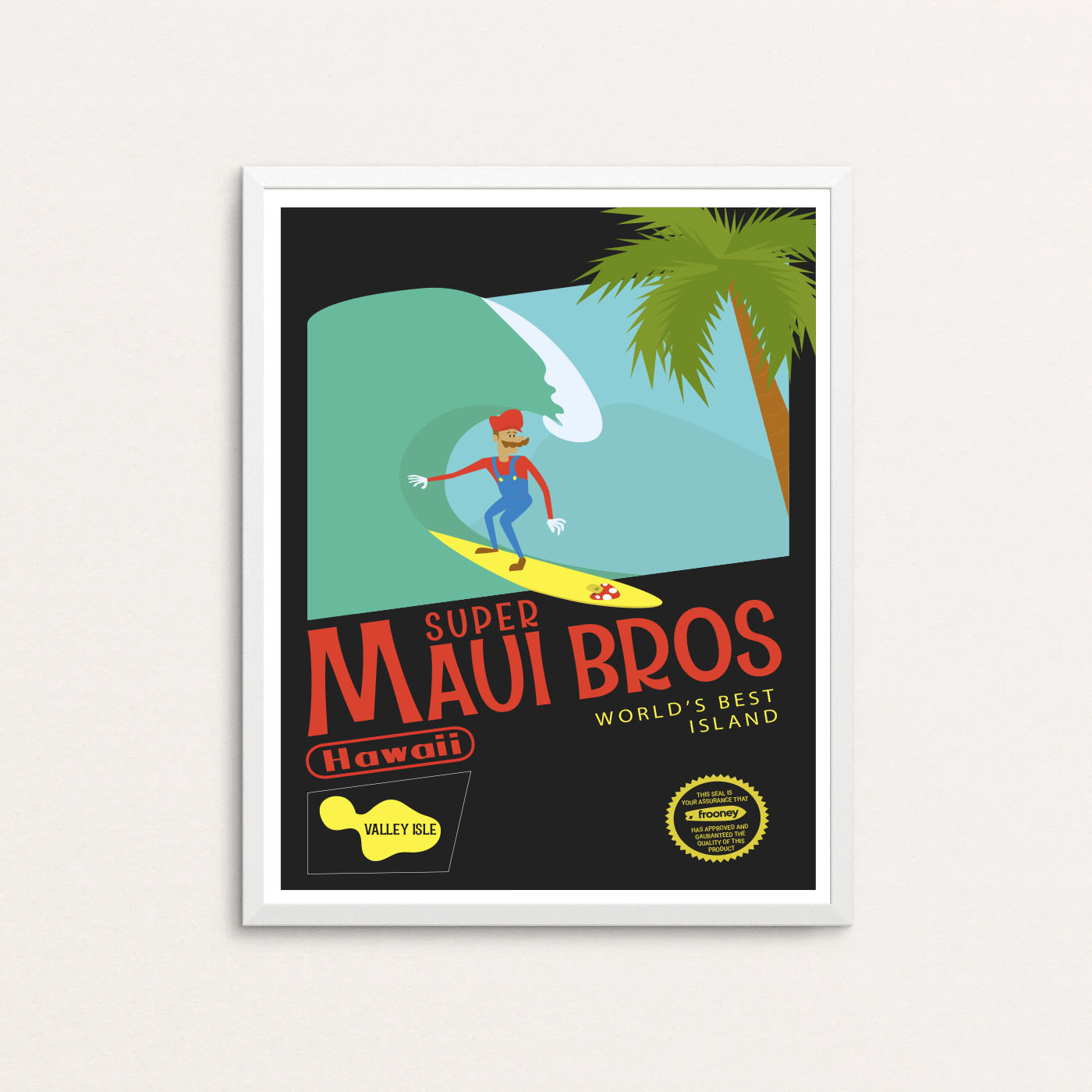 Super Maui Bros Poster